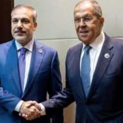 Bakan Fidan Rus mevkidaşı Lavrov ile g&ouml;r&uuml;şt&uuml;