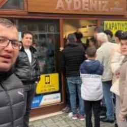 İndirimi duyan mağazaya akın etti!