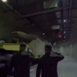 Uyuyan yanardağ İran, yeraltı füze depolama tesisini tanıttı