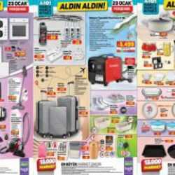 A101 23 Ocak akt&uuml;el &uuml;r&uuml;nler kataloğu! Karavan, taşınabilir ısıtıcı, kaymaz yolluk, katlanır yataklı koltuk