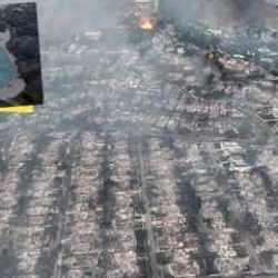 ABD’deki yangın kaosunu tırmandıracak görüntüler... Tamamen tükendi