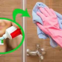 Duşakabindeki su lekeleri diş macunuyla nasıl temizlenir?