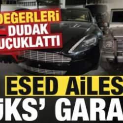İşte Esed ailesinin 'lüks' garajı! Araçların değerleri dudak uçuklattı...