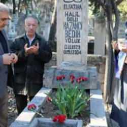 Kazancı Bedih mezarı başında anıldı