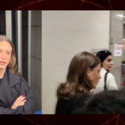 Oyuncu Serenay Sarıkaya  çağlayan adliyesinde ifade verdi