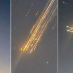 Spacex roketinin parçaları uçakların üzerine yağdı! Havada büyük panik