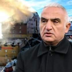 Bakan Ersoy açıkladı! Grand Kartal Otel'deki yangın faciasında yetki kimde? 8 ana kusur...