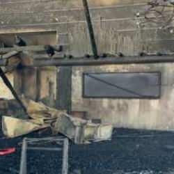  Kartalkaya'da yanan otelin içi görüntülendi