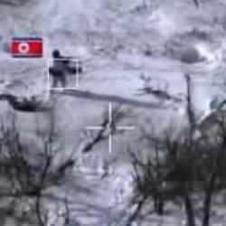 Kuzey Koreli asker Ukrayna dronuna karşı!