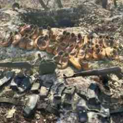 PKK'ya ait g&ouml;m&uuml;l&uuml; silah ve m&uuml;himmat ele ge&ccedil;irildi