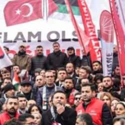 CHP'nin Filistin eyleminde b&uuml;y&uuml;k hata: Yanlış bayrak a&ccedil;tılar