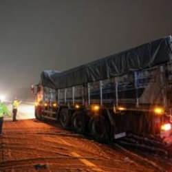 Malatya-Kayseri yolu ağır tonajlı ara&ccedil;ların ge&ccedil;işine kapatıldı