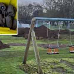 80 yıldır çocuk parkında saklılar! 176 ölümcül tehlikenin üzerinde oyun oynamışlar...