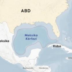 Meksika Körfezi'nin adı "Amerika Körfezi" olarak değiştirildi