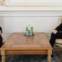 Aliyev, Hulusi Akar'ı kabul etti! Görüşmeye hediye damga vurdu