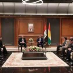 DEM Parti İmralı Heyeti, IKBY Başbakanı Barzani ile görüştü