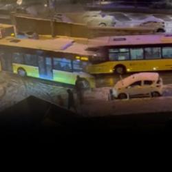 İETT otobüsleri yolda kaldı: Saatlerdir bekliyorlar