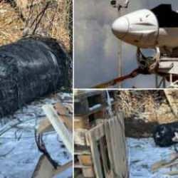 SpaceX roketinin enkazı Polonya'ya düştü!