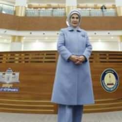 Emine Erdoğan'dan Şahinbey Millet Kütüphanesine ziyaret