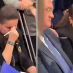 Ukrayna Büyükelçisinin zor anları! Oval Ofis'teki kavgayı özetleyen görüntü