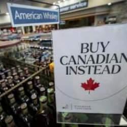 ABD h&uuml;k&uuml;metine karşı halk bir arada! Kanada'da boykot işe yaradı: Market rafları boş kaldı