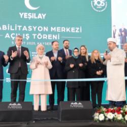 Yeşilay'ın &uuml;&ccedil;&uuml;nc&uuml; rehabilitasyon merkezi Kayseri'de a&ccedil;ıldı