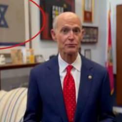 ABD'li Senat&ouml;r kime &ccedil;alışıyor? İsrail bayrağı tepki &ccedil;ekti!