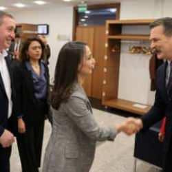 DEM Parti heyeti, TİP Genel Başkanı Baş ile görüştü