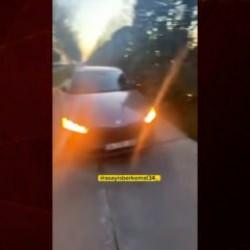 Maltepe'de s&uuml;r&uuml;c&uuml;n&uuml;n kaldırımda yayalardan yol istemesi tepki &ccedil;ekti