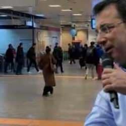 İstanbul'da metrolarda Ekrem İmamoğlu'nun sesi dinletildi! 