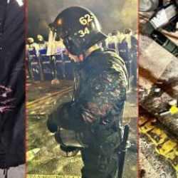 Saraçhane'de polise asitle saldırı! Üniforma eridi! Bakanlıktan açıklama