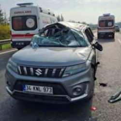 Bayram trafiğinde kaza: 6 yaralı