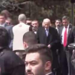 2 ayın ardından ilk kez görüntülenen Bahçeli, işte böyle karşılandı!