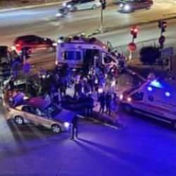 Ambulans ile cipin karıştığı kazada 9 kişi yaralandı