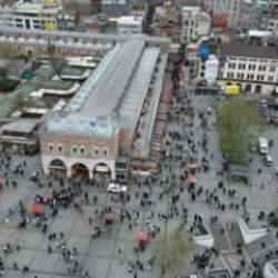 Eminönü’nde boykot çağrısı karşılık bulmadı, alışveriş yoğunluğu böyle görüntülendi