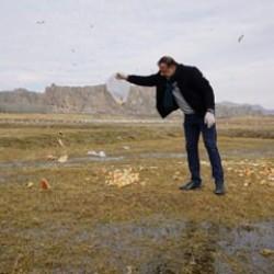 Vanlı Hamza 17 yıldır rızık aracılığı yapıyor