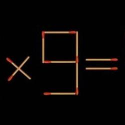 Beyin yakan bulmaca: Sadece bir kibrit çöpünü hareket ettirerek denklemi düzenle!