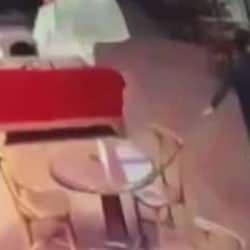 Danla Biliç'in eski sevgilisi tarafından darbedildiği anlar kamerada