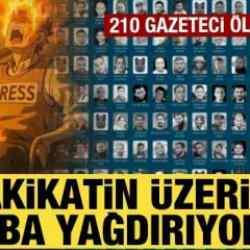 Gazze'de gazeteci katliamına medyadan ortak tepki
