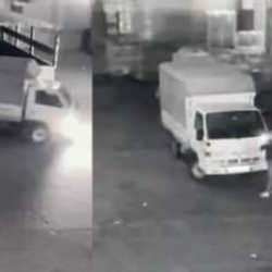 Mersin’de halden 700 kilo karpuzun çalındığı anlar