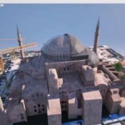 Ayasofya'nın ana kubbesinde tarihinin en geniş ve en kapsamlı restorasyonu başlıyor