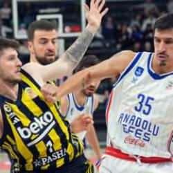 Fenerbahçe ve Anadolu Efes'in maçları ertelendi