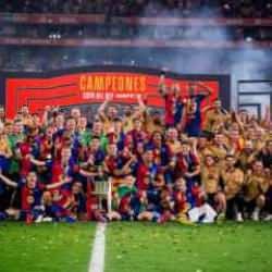 Barcelona uzatmalarda güldü! Kral Kupası'nın sahibi oldu