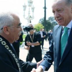 Erdoğan, Anayasa Mahkemesi Başkanı Özkaya'yı kabul etti