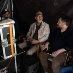 Yazar Mustafa Kutlu 'Rüzgarlı Pazar' dizi setini ziyaret etti