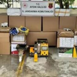 Jandarma ekipleri 685 bin makaron ele geçirildi