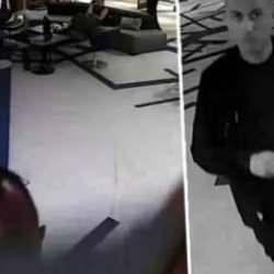 Kameraları bantlayan korumanın ifadesi