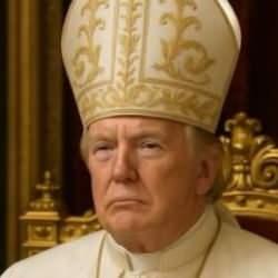 Trump, yapay zeka ile kendisini 'Papa' yaptığı bir fotoğraf paylaştı