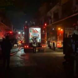 Zeytinburnu'nda sanayi sitesinde yangın