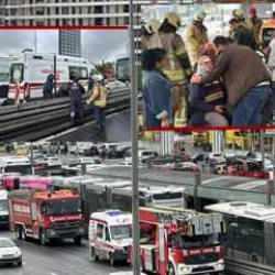 Beylikdüzü'nde iki metrobüs çarpıştı: 1 kişi hayatını kaybetti, 20 kişi yaralandı